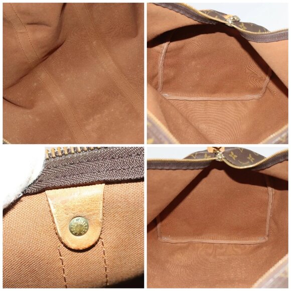 LOUIS VUITTON Monogram Keepall 55 Boston Bag M41424 LV Auth 134208 - Picture 15 of 16